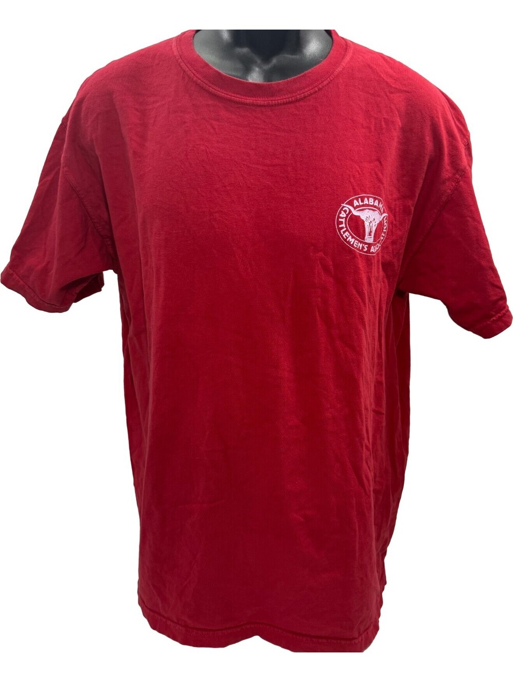 Alabama Cattlemens Association Beef it’s What’s For Dinner T-Shirt Large Comfort